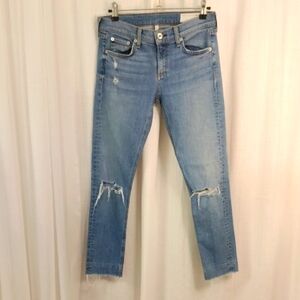Rag & Bone Dre Capri Jeans Womens 25 Distressed Indie Grunge Streetwear Gorpcore